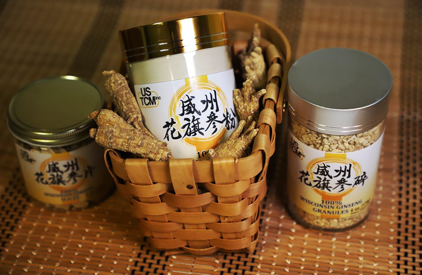 2 oz USTCM Wisconsin American Ginseng Powder - Finely Ground 120 Mesh