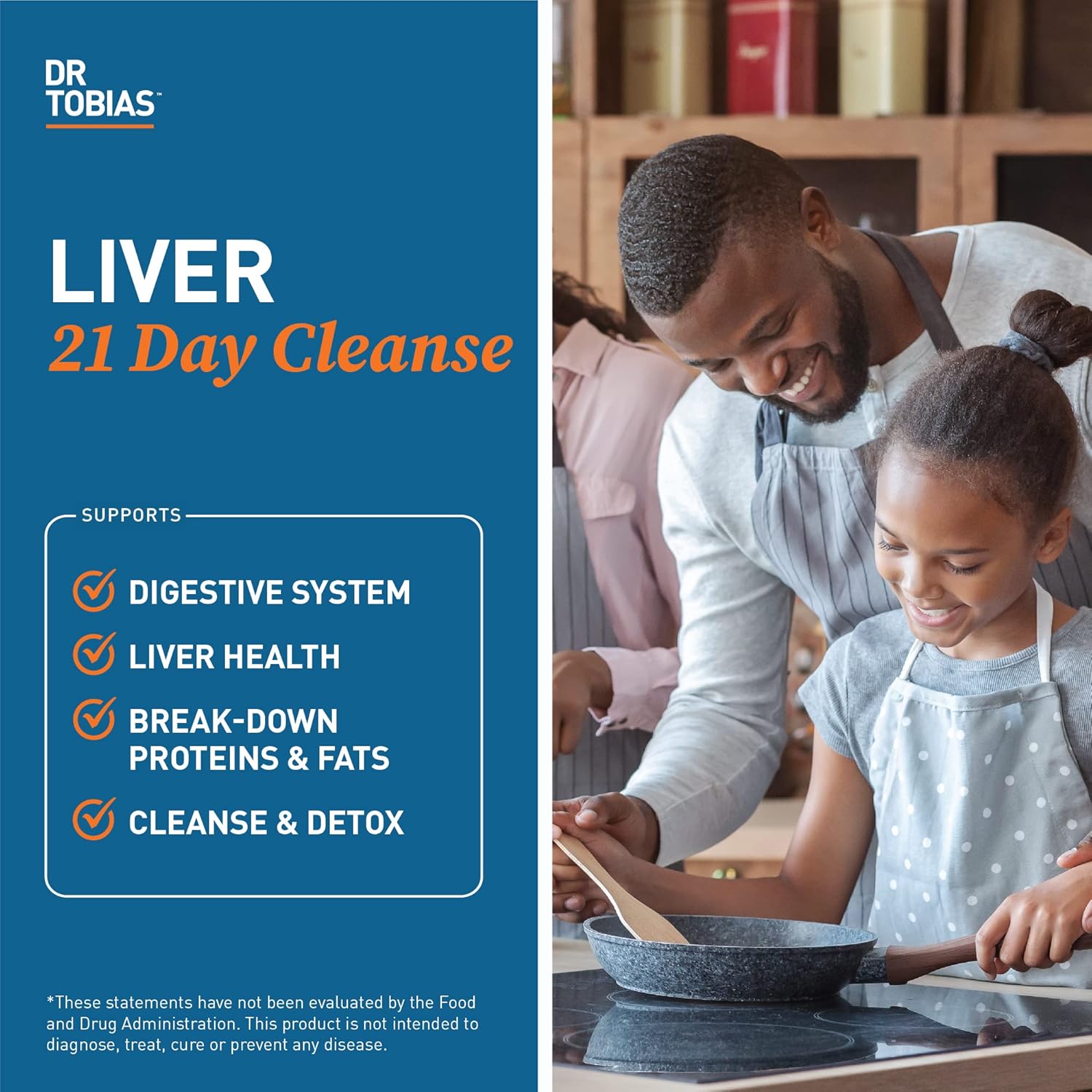 2 Pack Dr. Tobias Liver Cleanse 21 Day Detox with Solarplast, Artichoke, Milk Thistle, Dandelion, Digestive Enzymes - 63 Veg Capsules, 3 Daily
