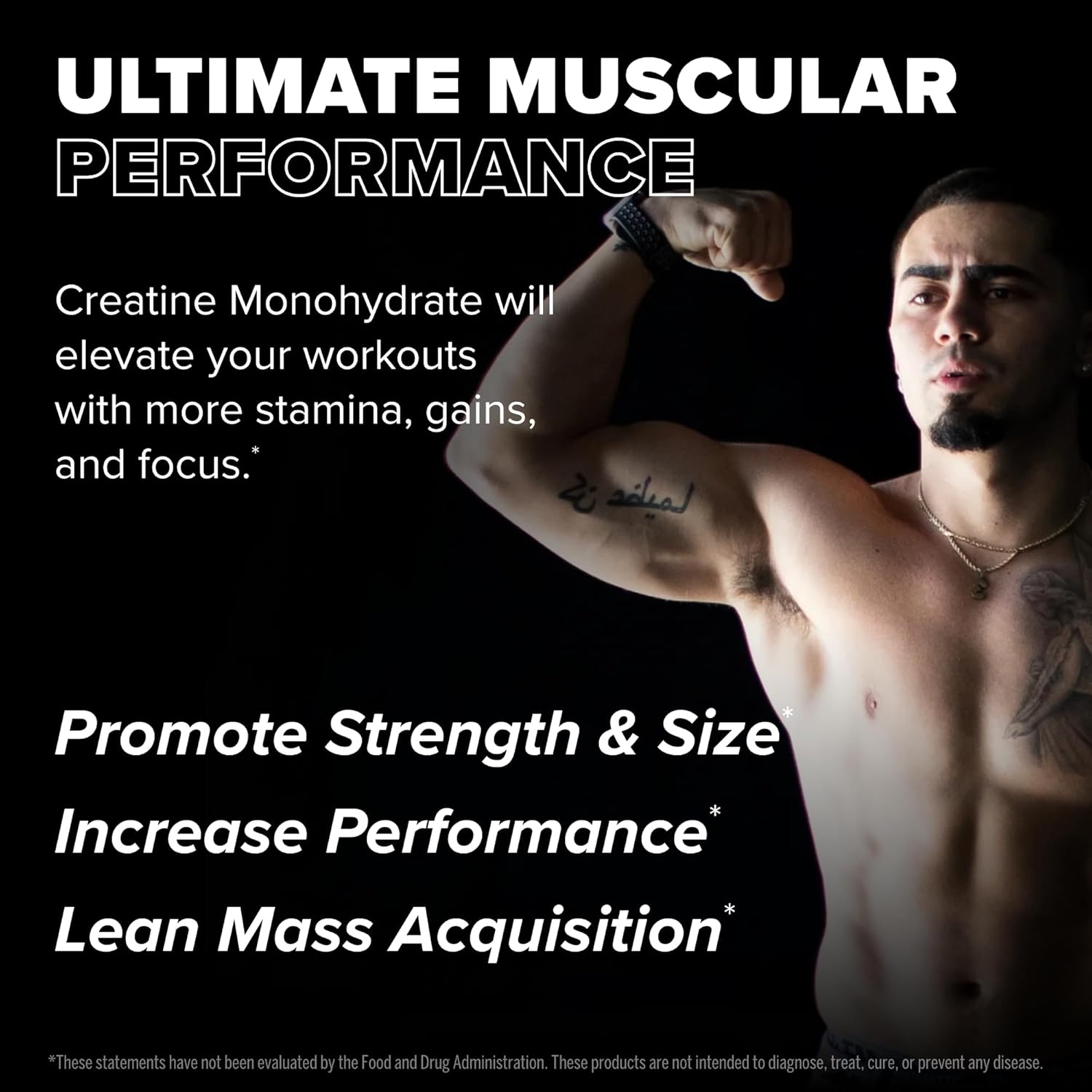 2-Pack FINAFLEX Pure Creatine Monohydrate Powder for Muscle Strength - 120 Servings, Unflavored Micronized Formula for Performance and Size Gains