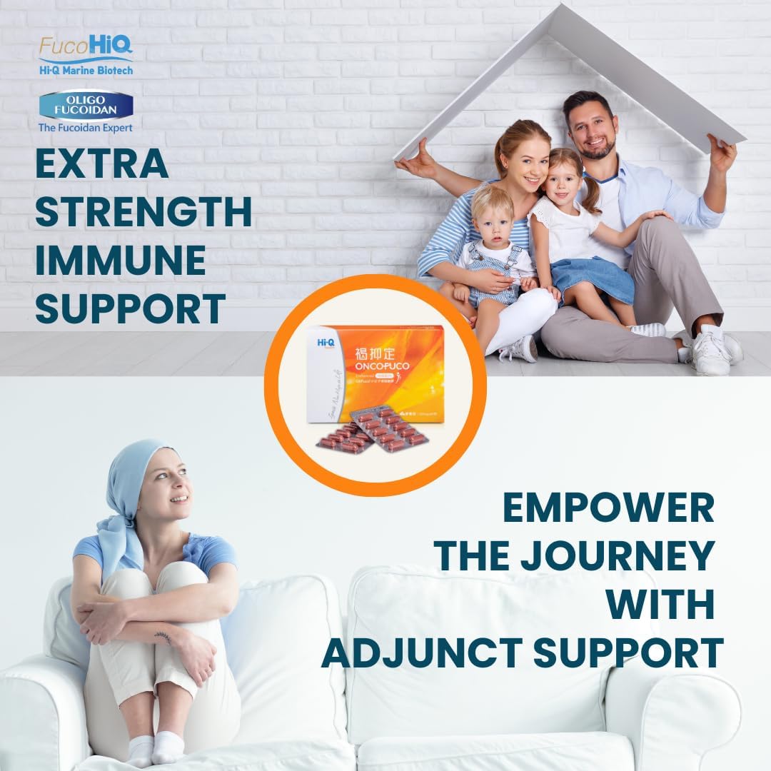 2 Pack Fucohiq Oligo Fucoidan Capsules - Doctor Recommended Immune Support Supplement - High Purity Seaweed Extract - Vegetarian - Halal Certified