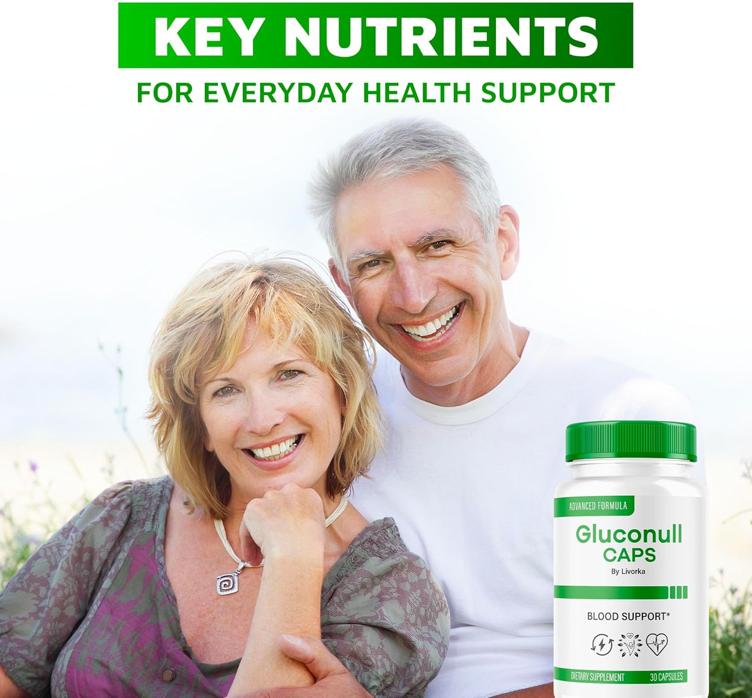 2 Pack Gluconull Caps - Advanced Blood Sugar Support Formula for Healthy Balance - 60 Capsules (2 Month Supply)
