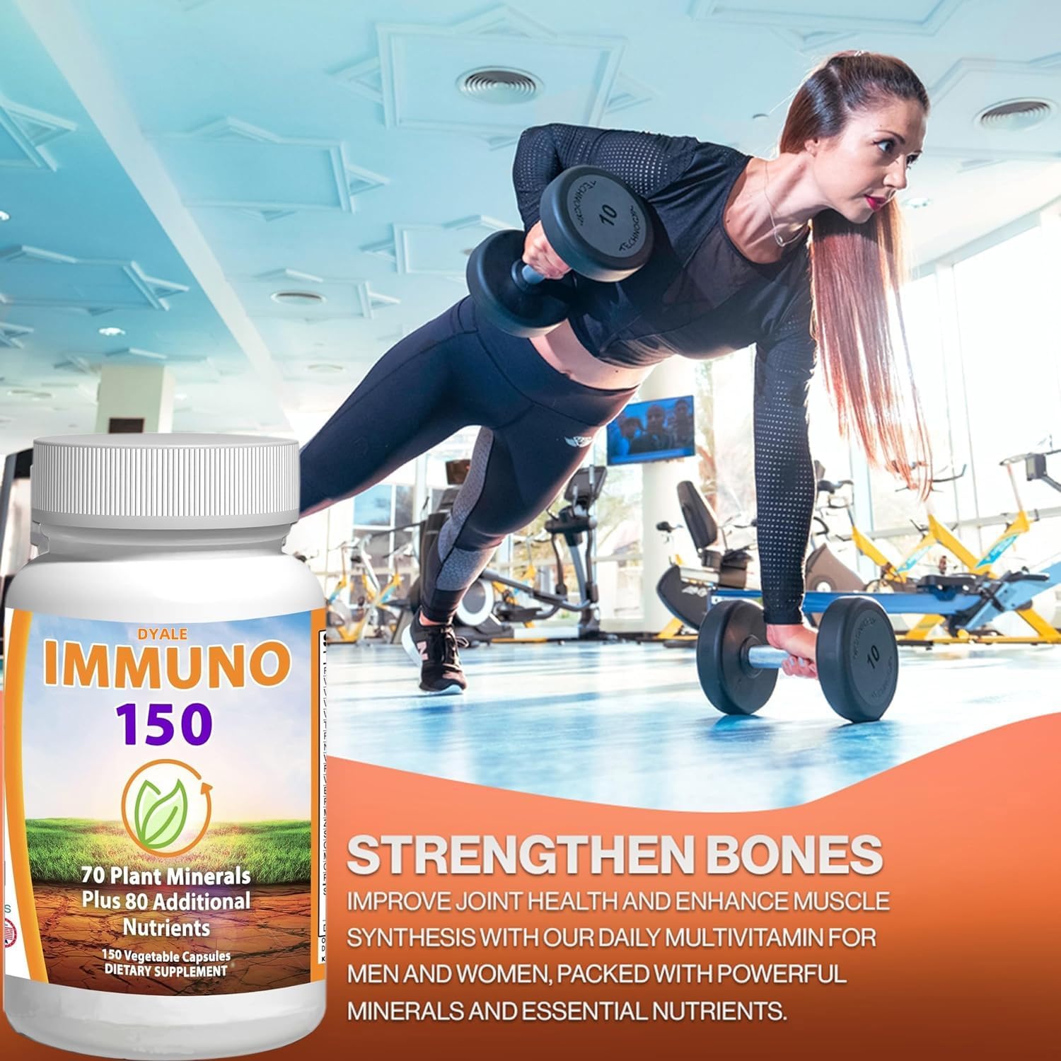 2 Pack Immuno 150 - Advanced Multivitamin & Immune Support - Daily Vitality & Nutrient Boost - 300 Capsules