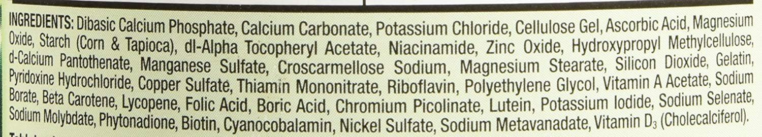 2 Pack Kirkland Signature Adult 50+ Multi Vitamins & Minerals - 400 Tablets