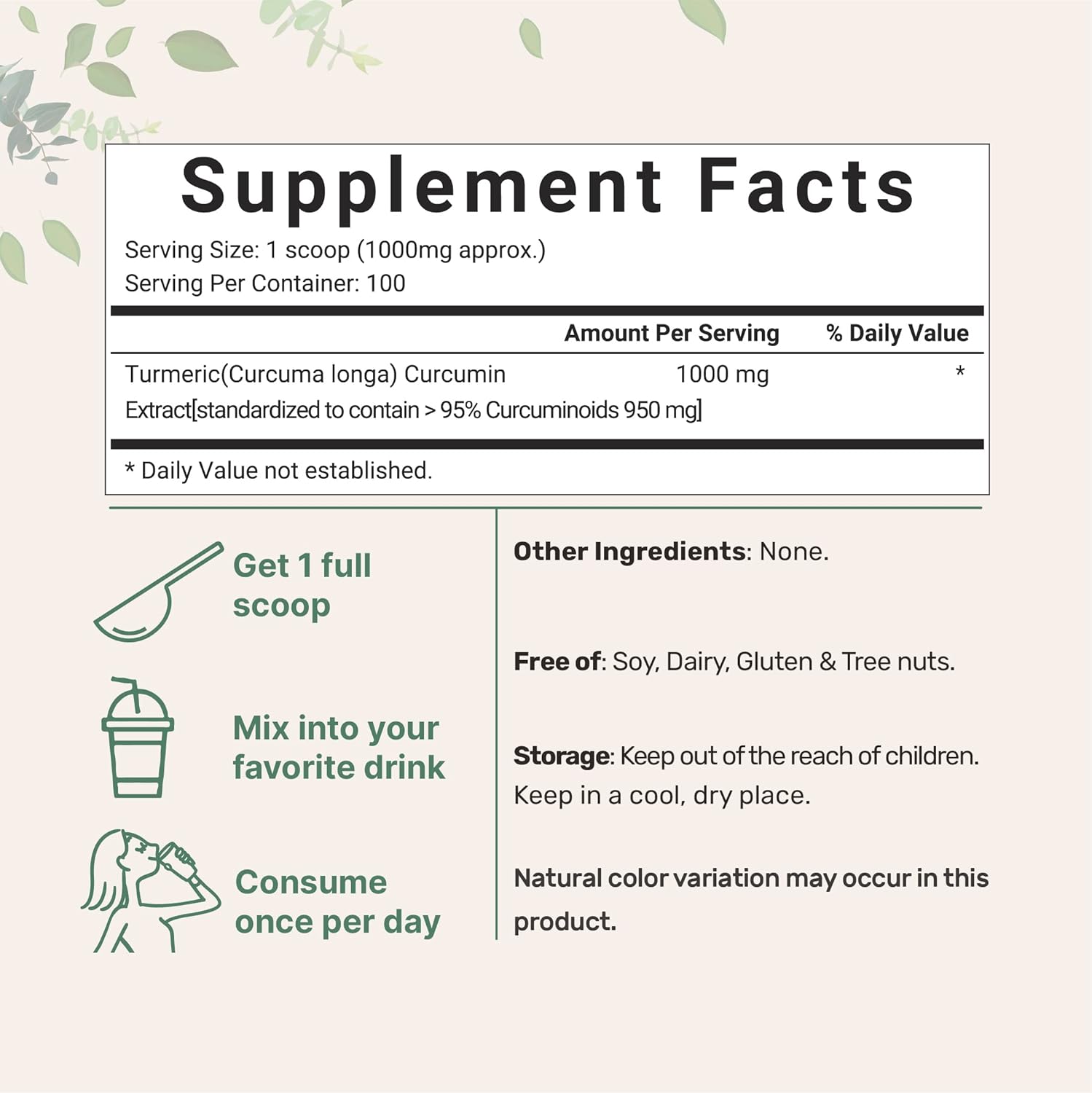 2-Pack Micro Ingredients Pure Curcumin Extract - 95% Curcuminoids