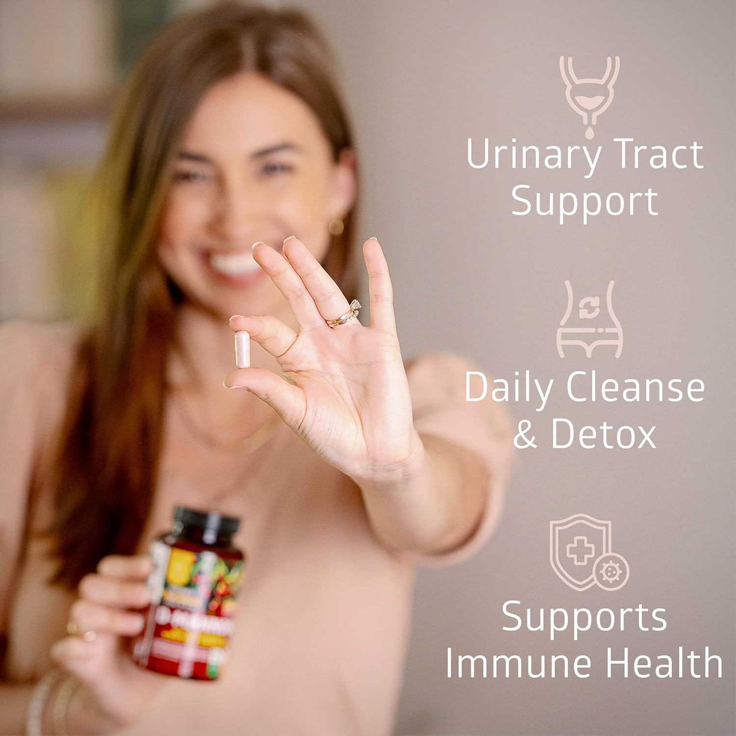 2-Pack N1N Premium D Mannose with Cranberry and Dandelion [1350mg] - Supports Urinary Tract & Bladder Health - 240 Veg Caps