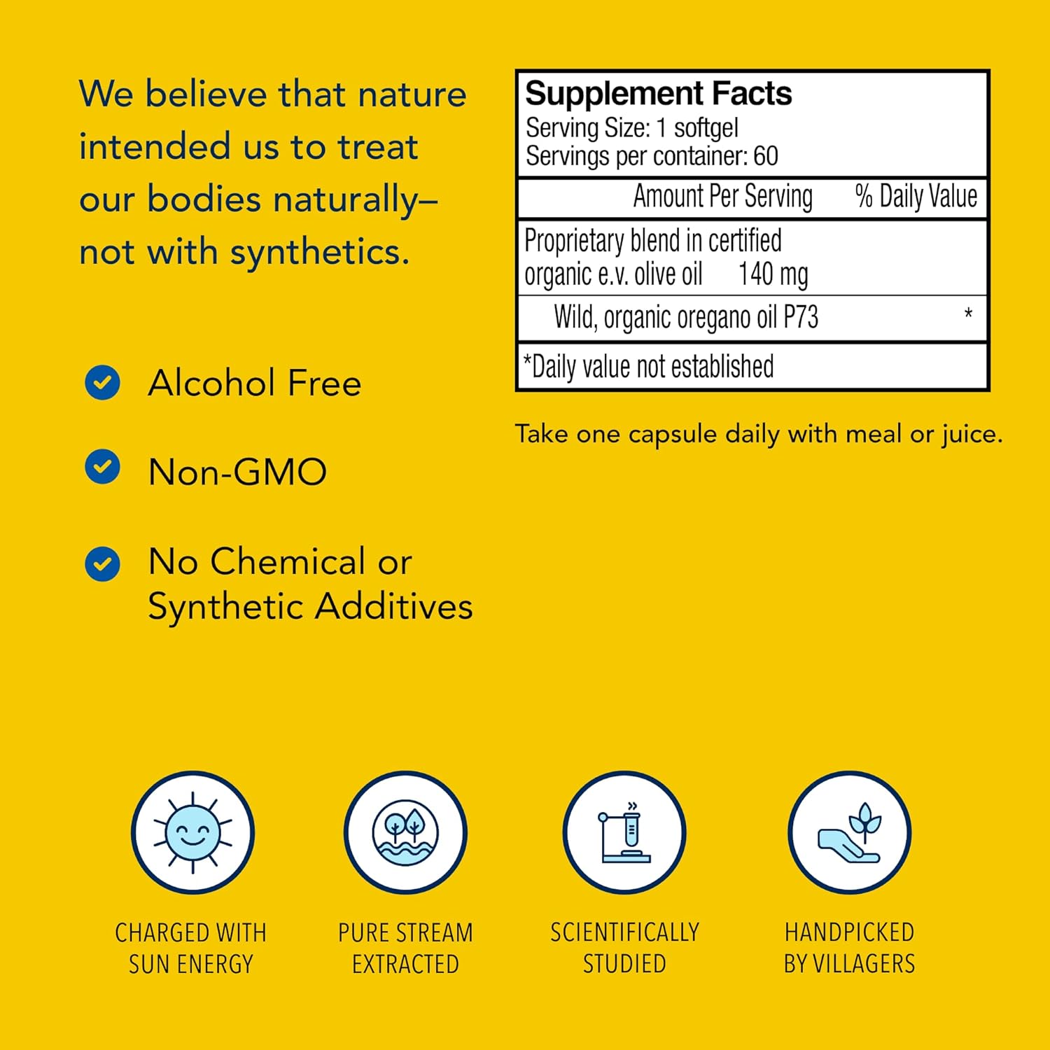 2-Pack North American Herb & Spice Super Strength Oreganol P73 Softgels - Immune Support, Vegan, Non-GMO - 120 Servings