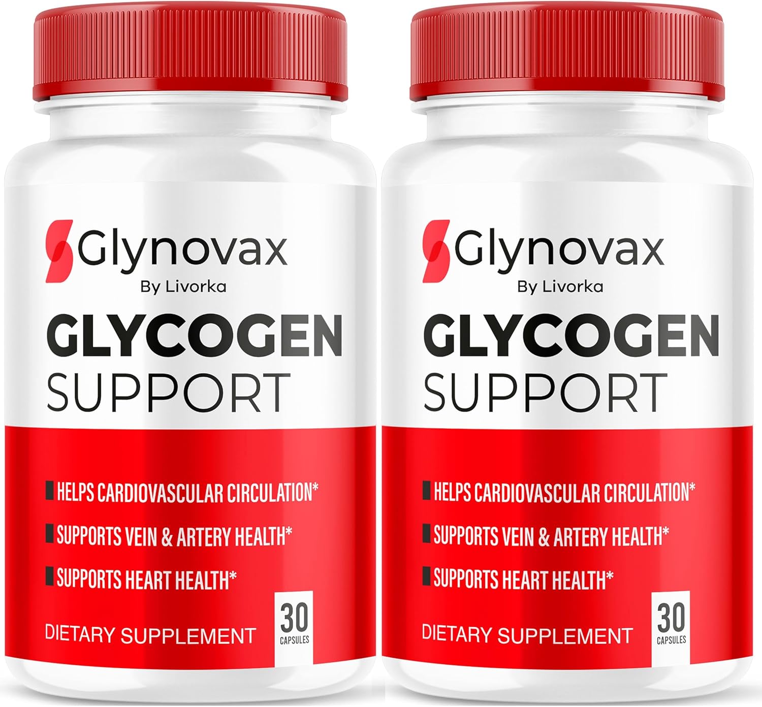 2 Pack of LIVORKA Glynovax Pills for Optimal Health Support - All-Natural Advanced Formula with 60 Capsules for 2 Months
