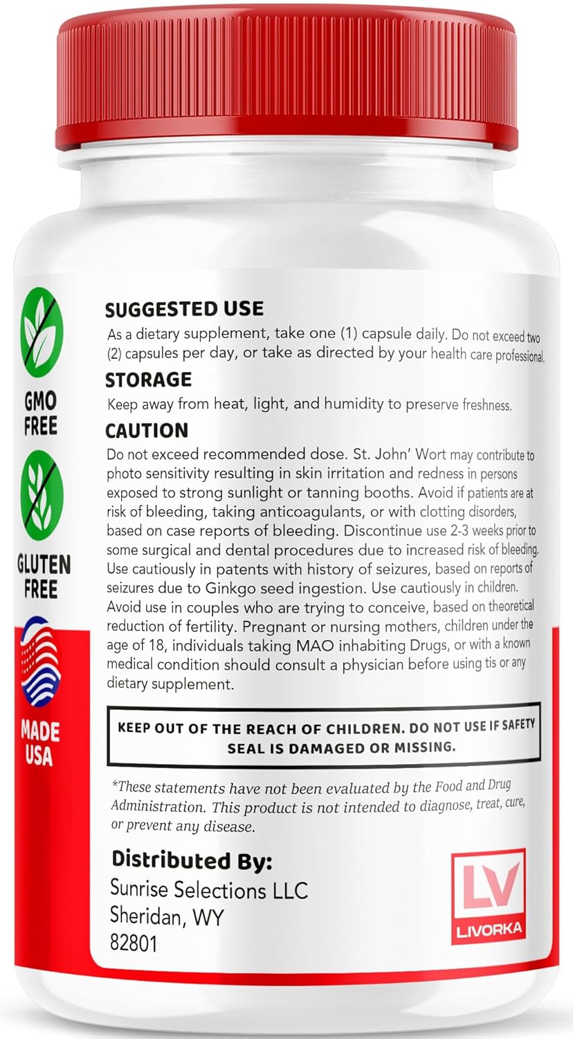 2 Pack of LIVORKA Glynovax Pills for Optimal Health Support - All-Natural Advanced Formula with 60 Capsules for 2 Months