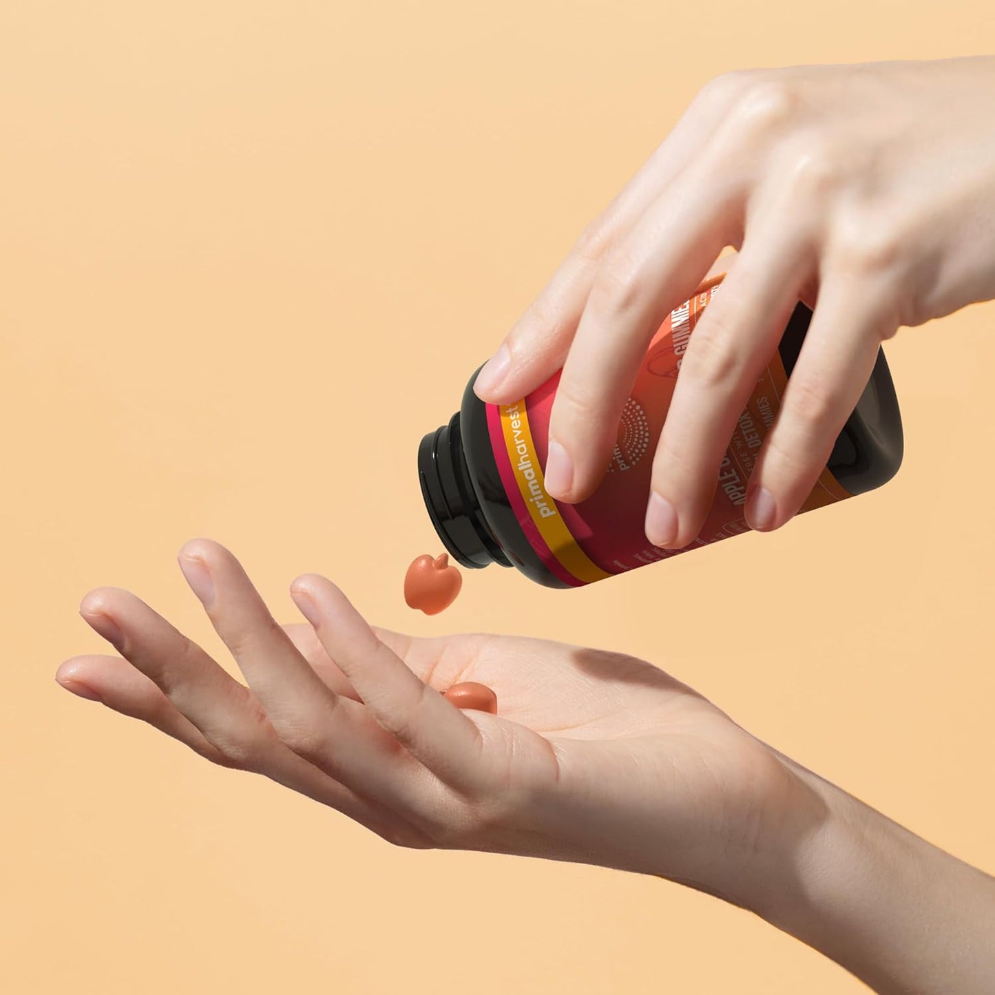 2 Pack Primal Harvest ACV Gummies - Sugar Free Apple Cider Beetroot & Pomegranate - 750 MG (120 Count) - Immunity, Digestion, Detox Support