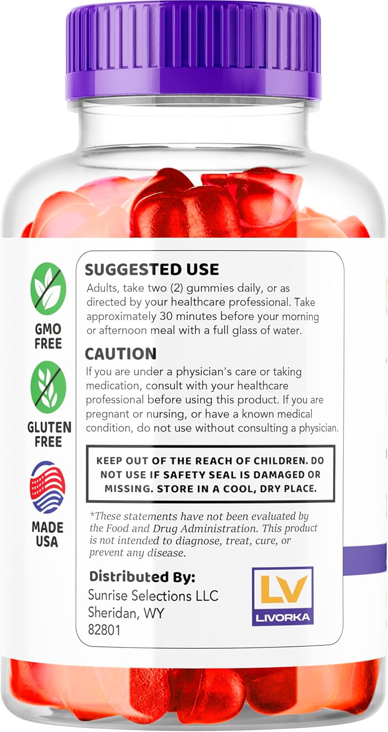 2 Pack Turbo Ripped Keto ACV Gummies for Slimming Formula - Advanced Multivitamin Healthy Apple Cider Vinegar Gummys, 2 Months Supply