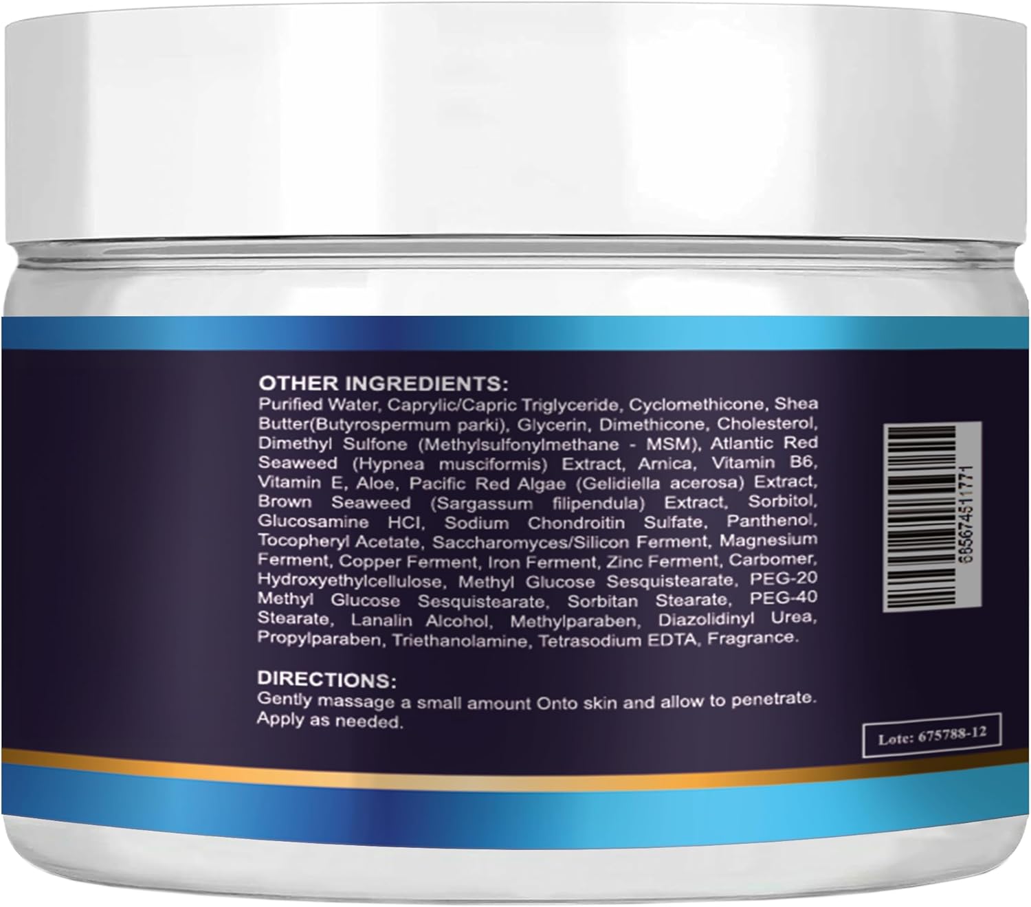 2 Pack Vitamisan Glucosamine Chondroitin MSM Collagen and Arnica Cream 4 OZ - Joint Pain Relief Cream