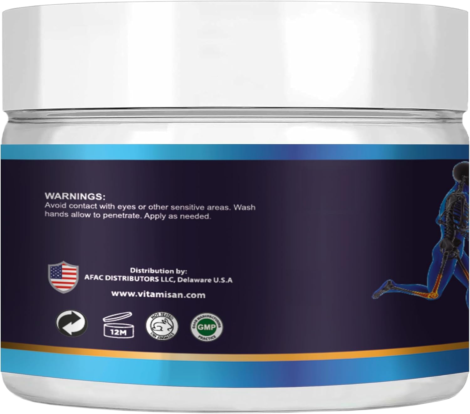 2 Pack Vitamisan Glucosamine Chondroitin MSM Collagen and Arnica Cream 4 OZ - Joint Pain Relief Cream