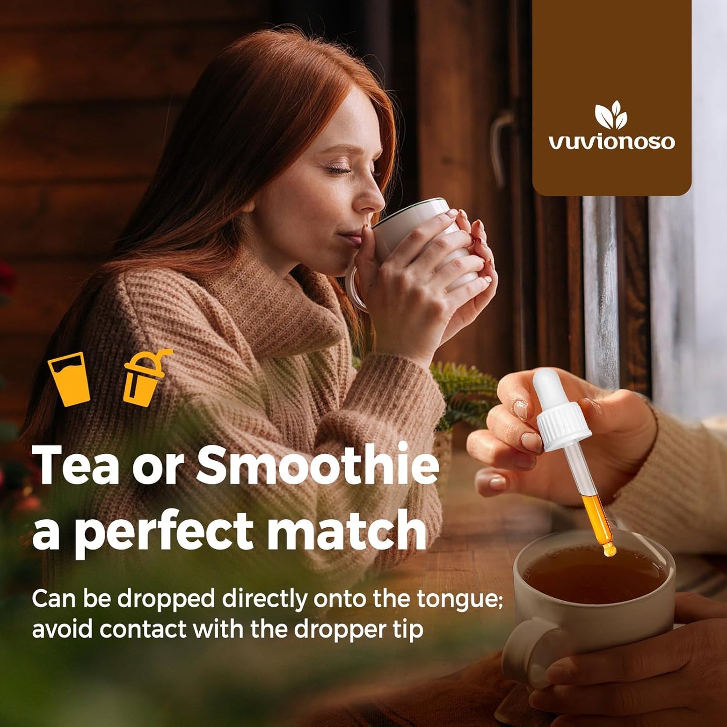 2-Pack Vuvionoso Goldenseal Root Tincture 3000mg - Immune & Lung Support - Vegan, Sugar-Free Liquid Extract with Echinacea - 120ml