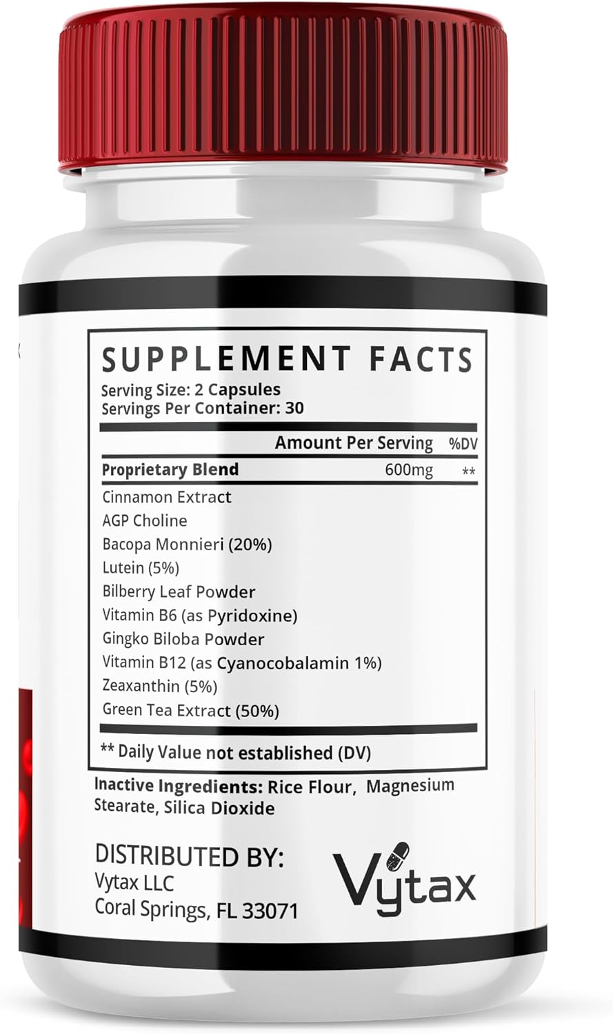 2 Pack Vytax Easy Flow Capsules for Glycogen and Blood Support - Maximum Strength Vitamin Supplement for Healthy Blood Vessels - All Natural Formula (120 Capsules)