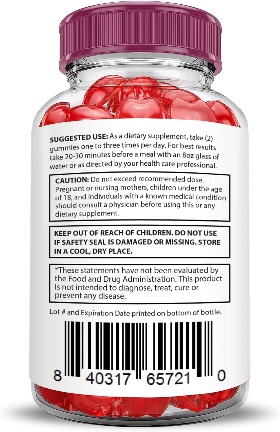 2 Pack X10 Boost Keto ACV Gummies 1000MG Formula with Pomegranate Beet Juice - Vegan Non GMO 120 Gummies