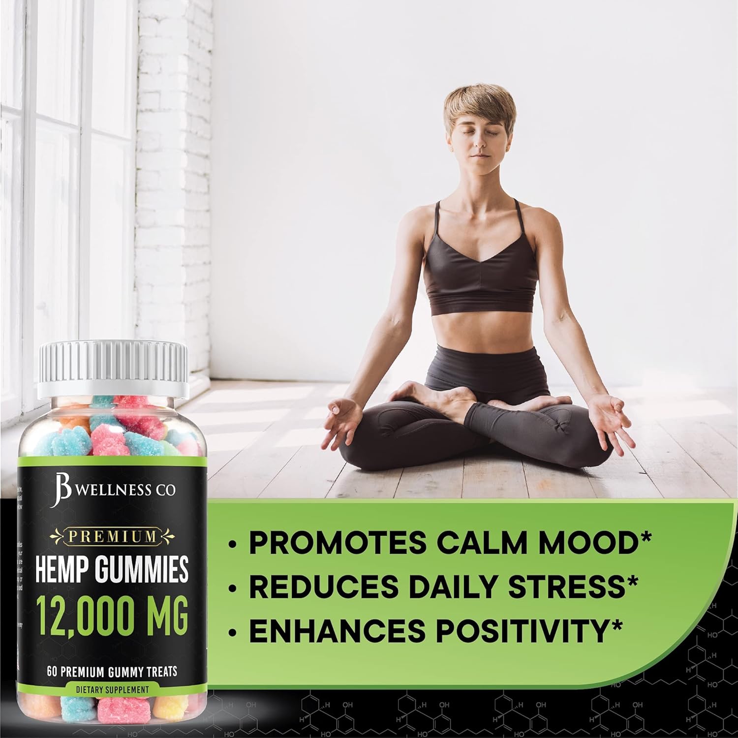 2-Packmetabolism boosterGummies Premium 12,000 with Vitamins & Omega 3,6,9 - USA Made - 120 Count