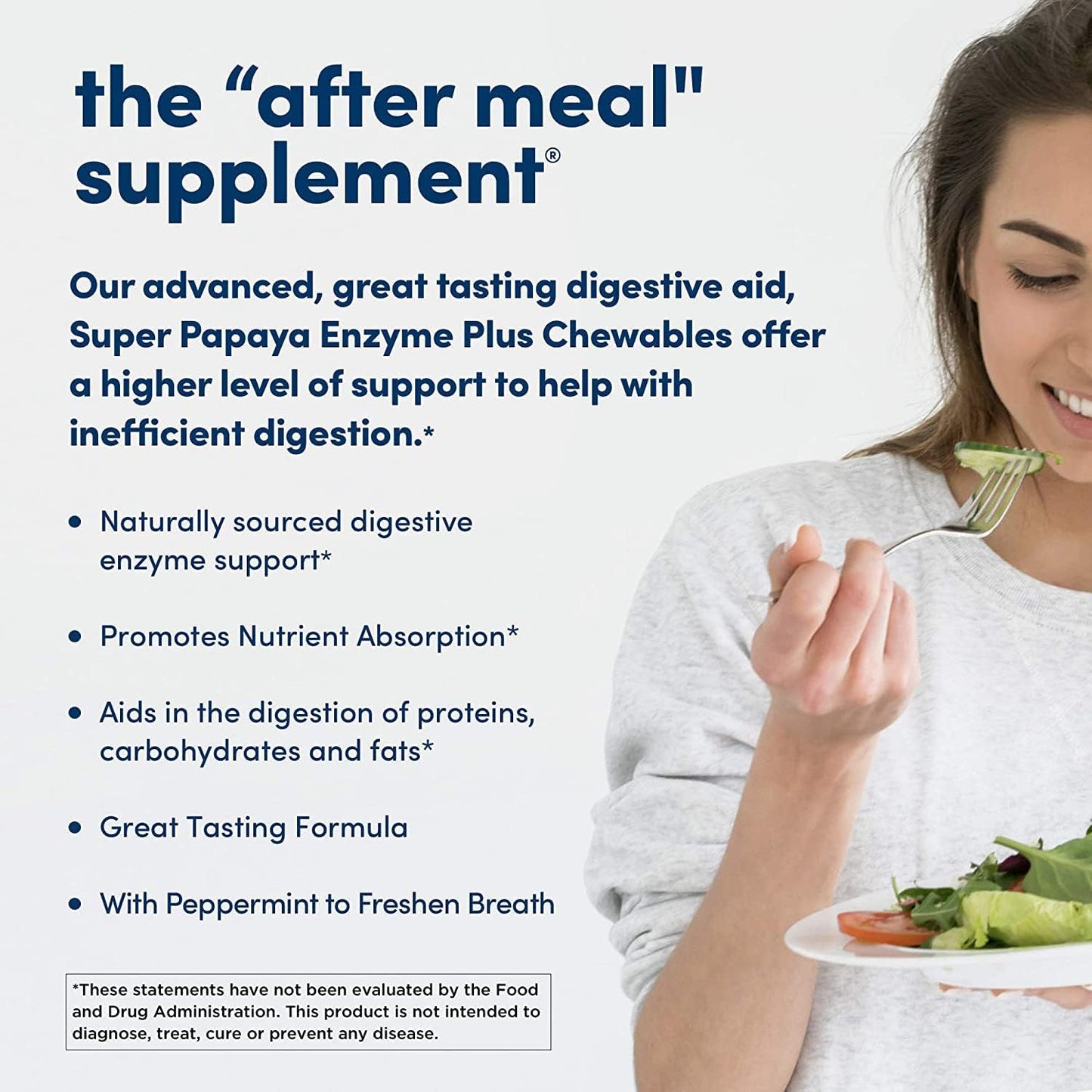 2 Packs of American Health Enzymes Chewable Super Papaya Enzyme Plus 360 Tablets
