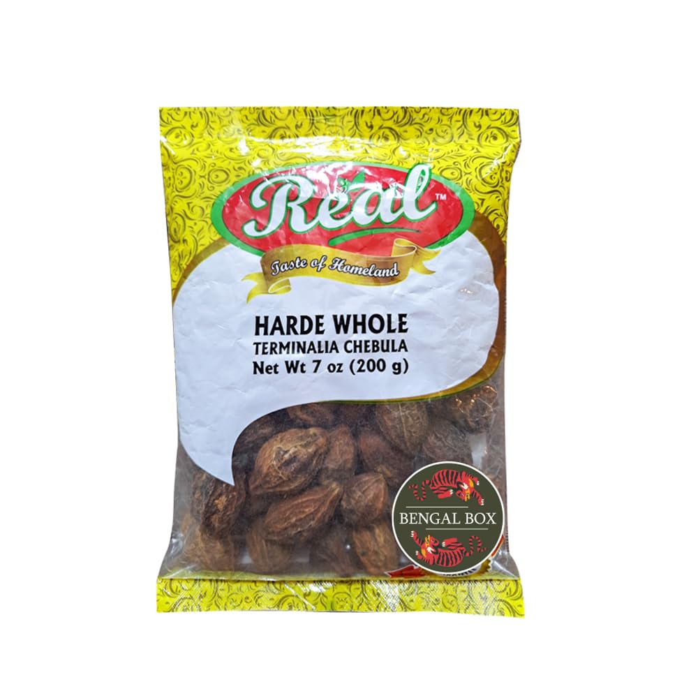 2 Packs of BENGAL BOX Real Harde Whole (Terminalia Chebula) 7 Ounce Each - Total 14 Ounce