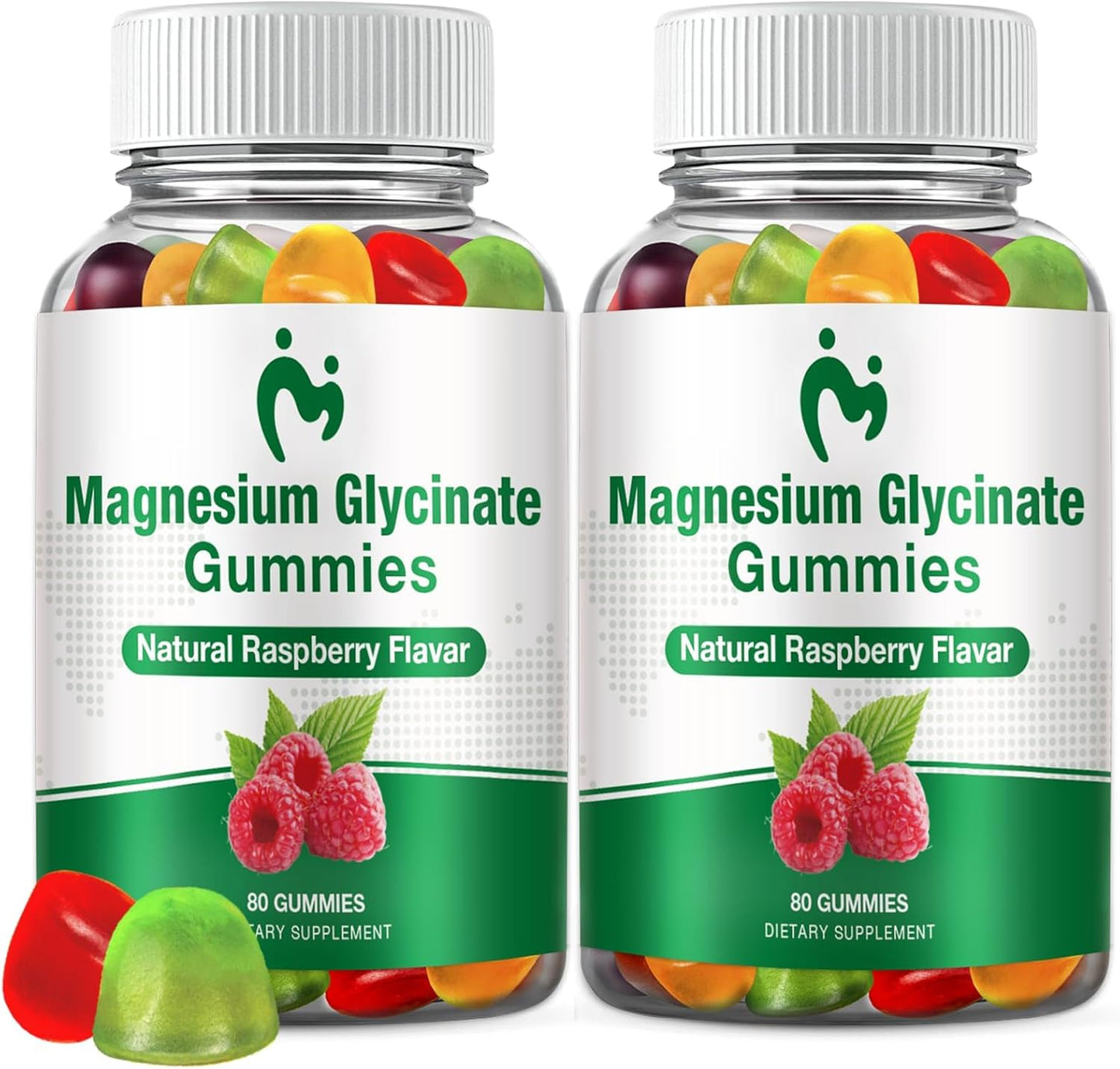 2 Packs of MOSRAY Chewable Magnesium Glycinate Gummies - 400mg - Relaxing Sleep Aid for Adults & Kids