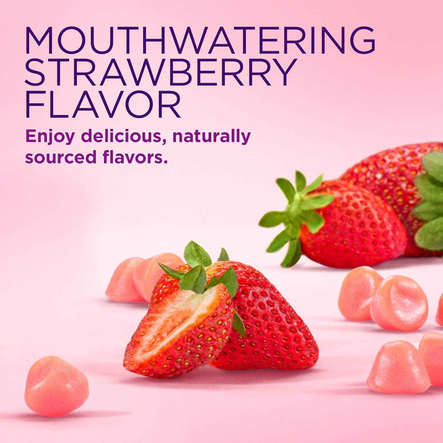 2 Packs of Nature's Bounty Hair, Skin, and Nails Gummies - Strawberry Flavor (80 Count Each)