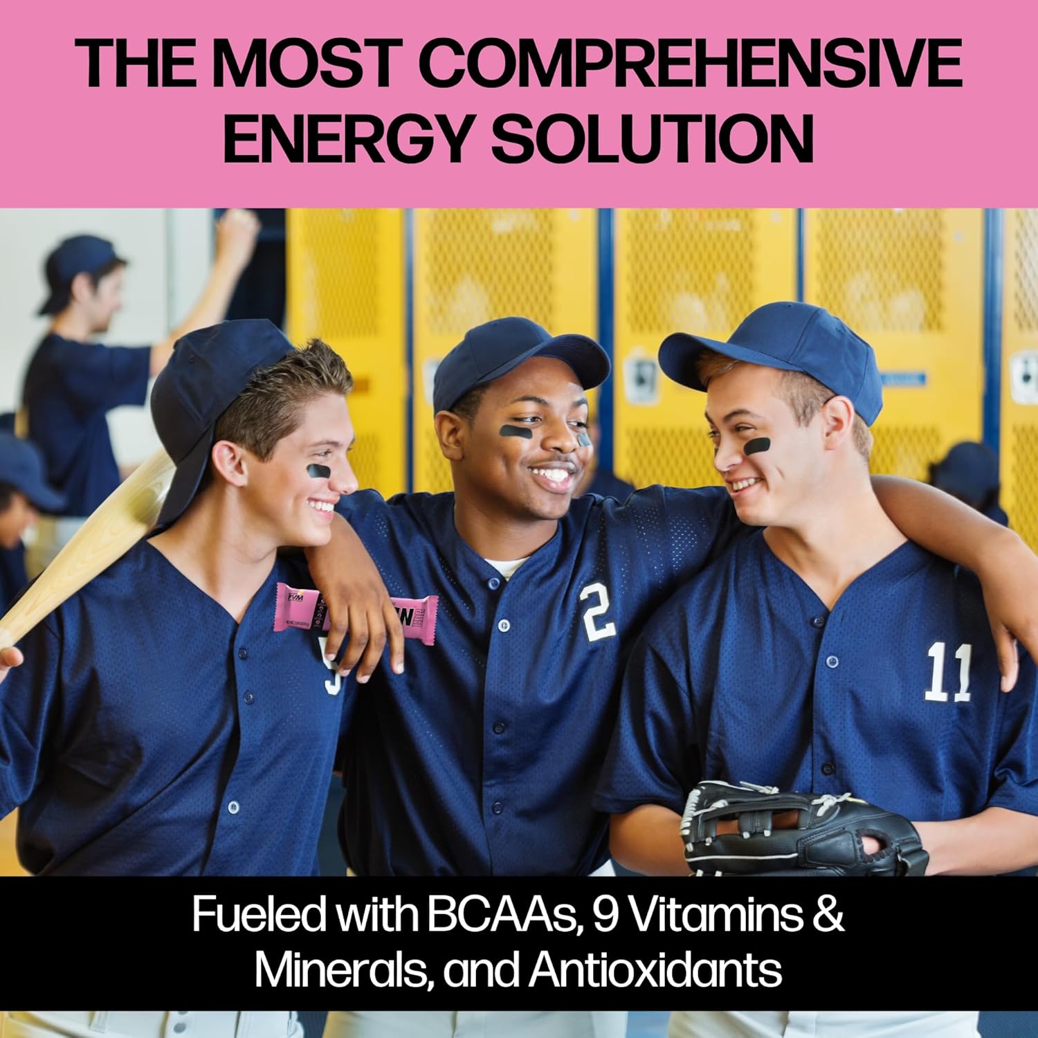 20 Pack Braven Bar Strawberry Energy Chews with 5g Protein - On-the-Go Gluten Free Snacks for Running, Hiking, Sports - Sustained Energy Boost