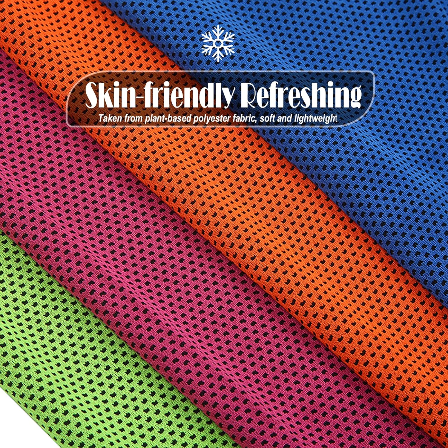 20 Pack Cooling Towel Set - 40x12'' Microfiber Ice Towels for Neck and Face with Bag - Breathable Chill Towels for Yoga, Gym, Running, Beach - Red
