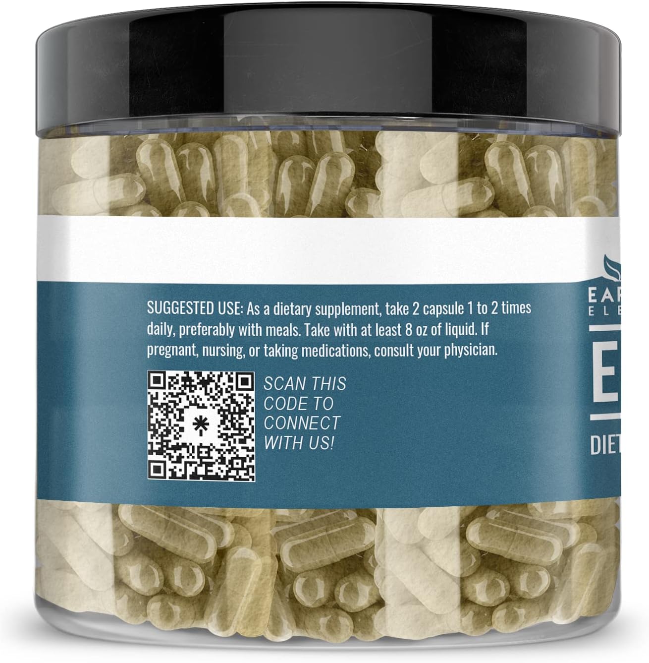 200 Earthborn Elements Eyebright Capsules - Pure & Undiluted, No Additives