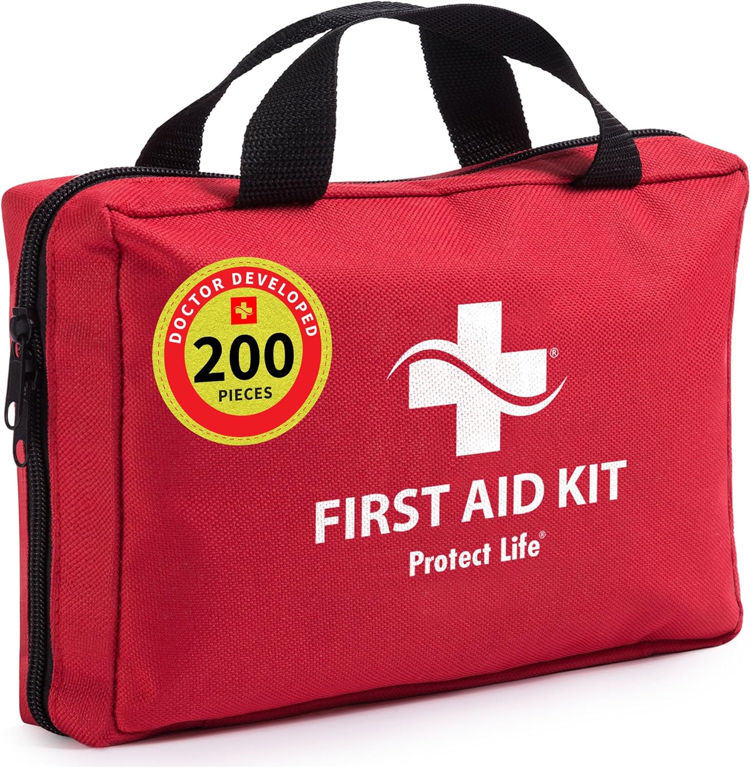 200 Piece Business First Aid Kit for Office, School & Commercial Use - Emergency Medical Supplies