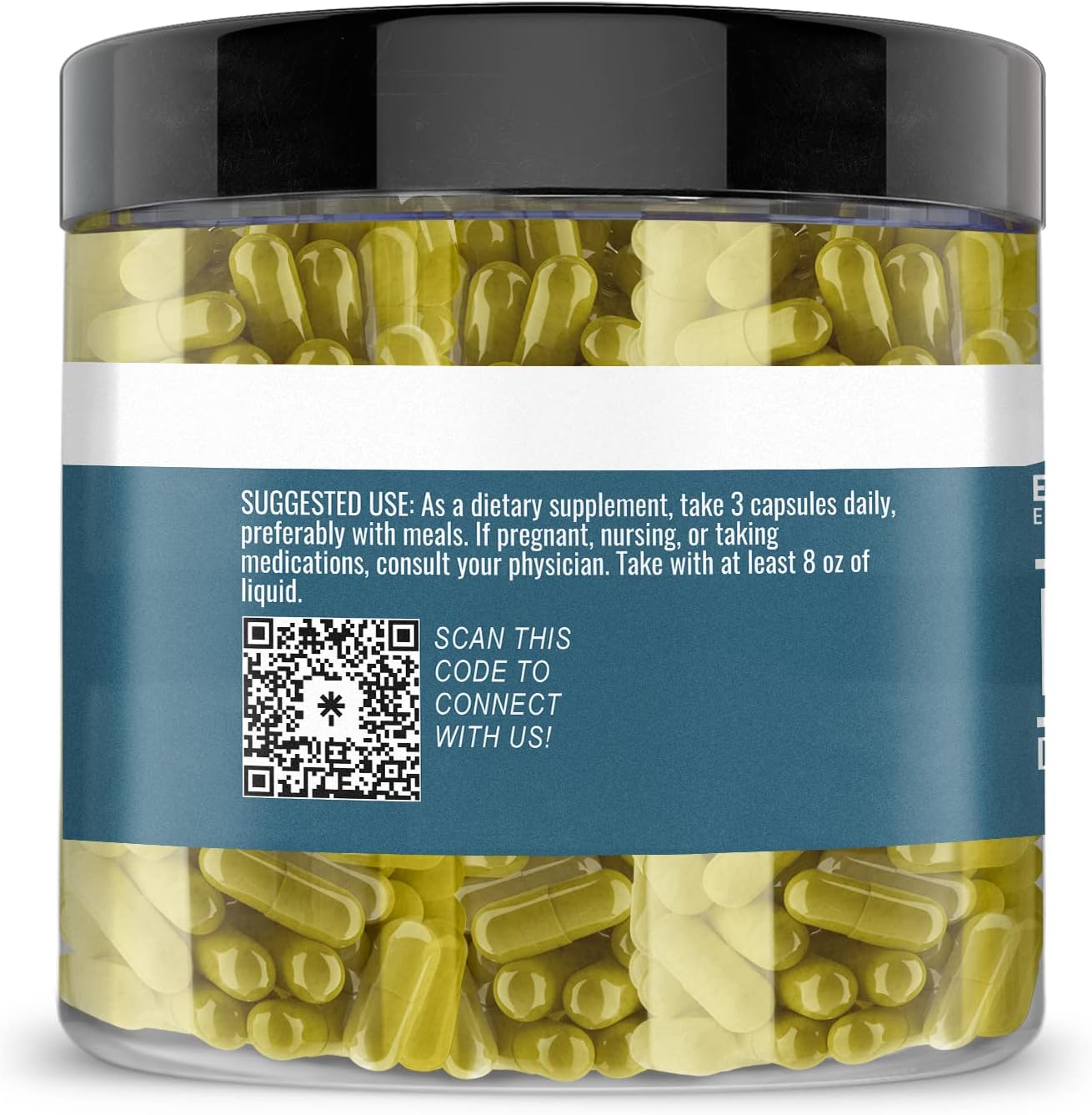 200 Pure & Undiluted Berberine Capsules by Earthborn Elements, Additive-Free