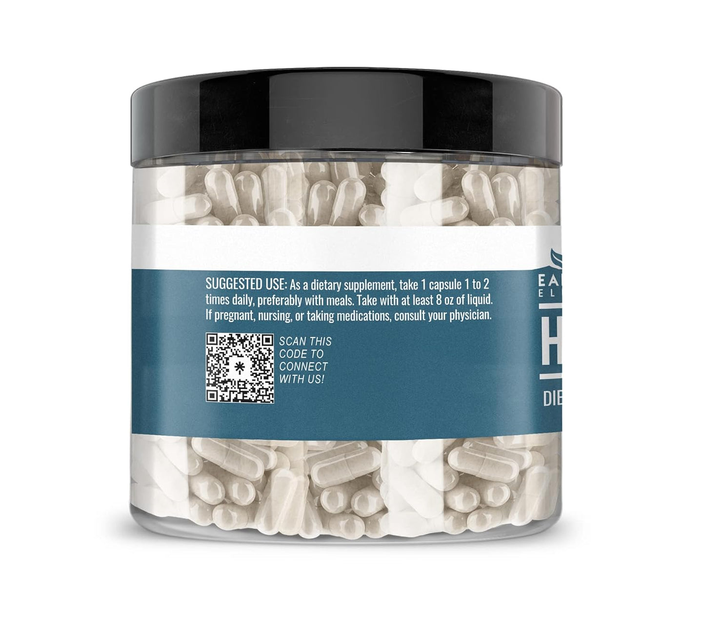 200 Pure & Undiluted Hops Extract Capsules by Earthborn Elements - Additive-Free