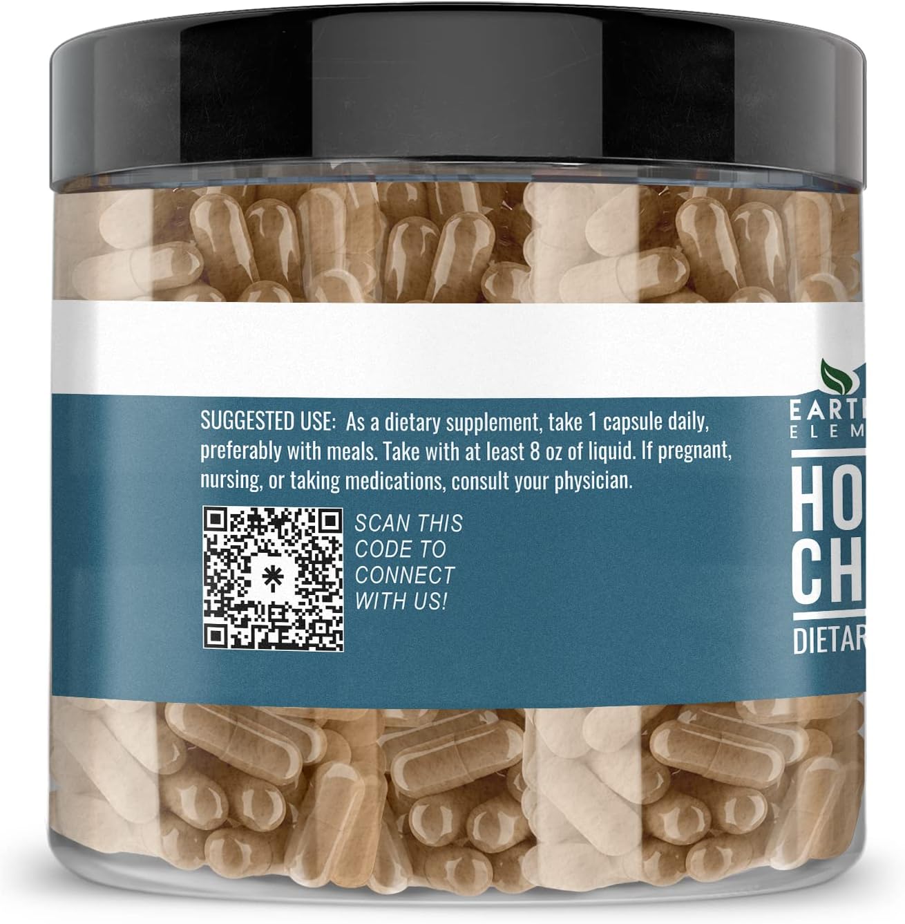 200 Pure & Undiluted Horse Chestnut Capsules by Earthborn Elements - No Additives