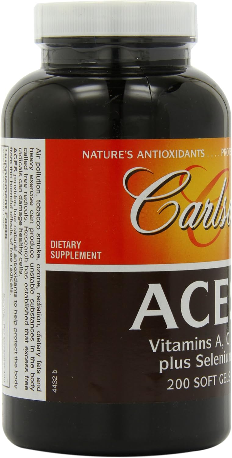 200 Softgel Carlson Antioxidant Formula - Boost Your Health Today!