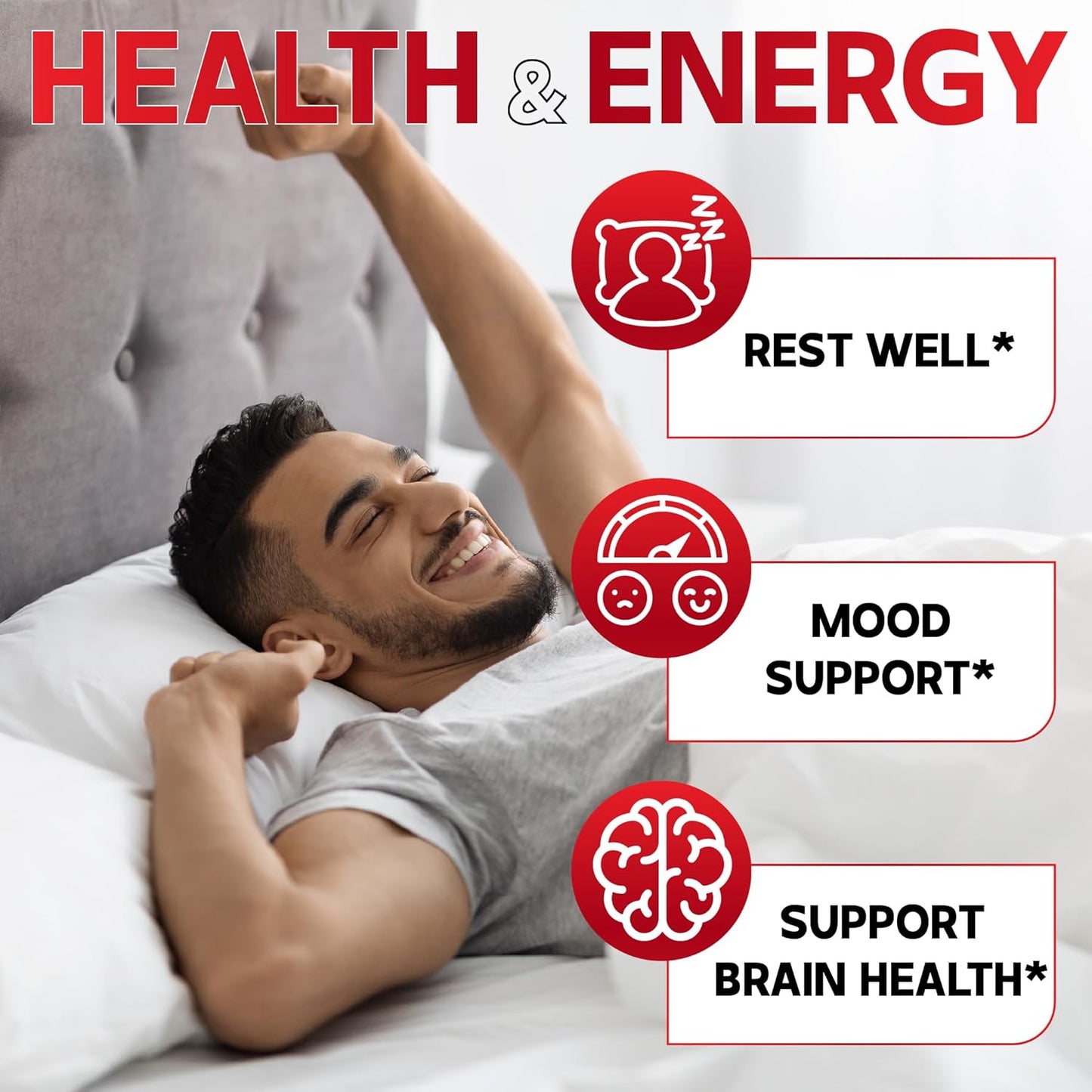 2000mg Magnesium L-Threonate Capsules - 144mg Elemental Magnesium - 60 Capsules