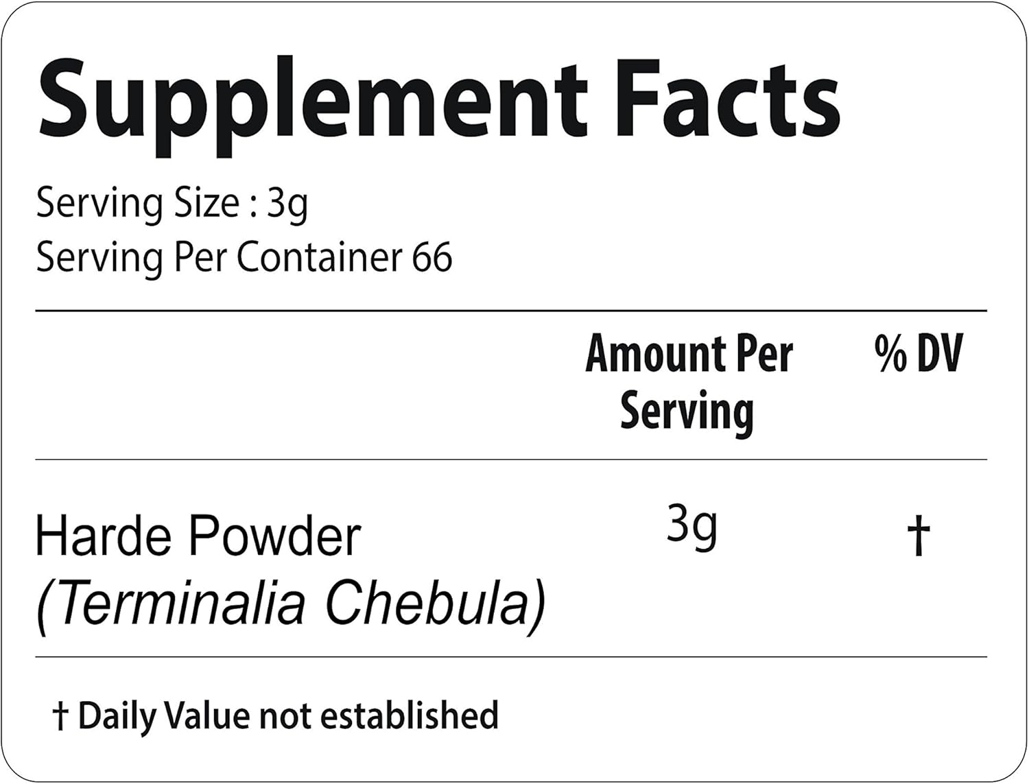 200g Bixa BOTANICAL Haritaki Powder | Terminalia Chebula | Natural Bowel Cleansing Supplement | Ayurvedic & Vegan-Friendly | Non-GMO
