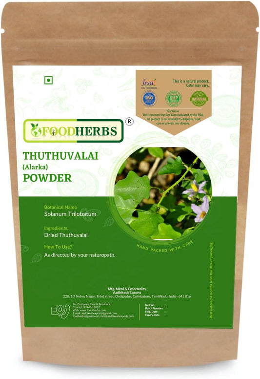200g Foodherbs Climbing Brinjal Powder - Alarka & Thuthuvalai Supplement