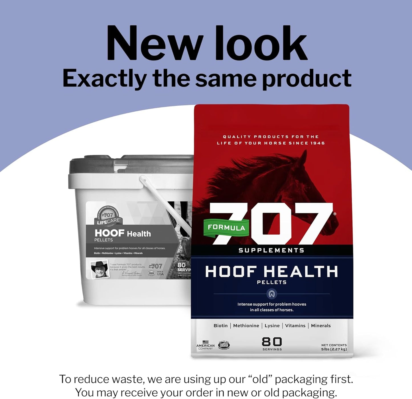20lb Bag Formula 707 Hoof Health Equine Supplement with Biotin, Amino Acids, and Minerals for Healthy Hooves