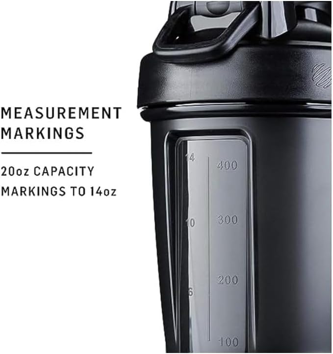 20oz White BlenderBottle Classic V2 Shaker Bottle for Protein Shakes & Pre Workout
