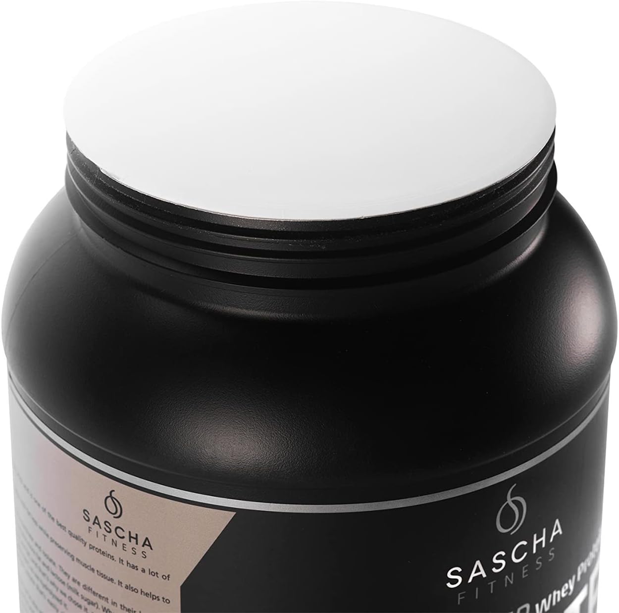 2.11 lbs Grass-Fed Hydrolyzed Whey Protein Isolate Powder - Caramel Flavor by SASCHA FITNESS