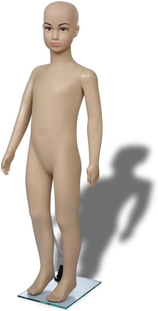 21.7" Mannequin Child with 24" Bust and 20.1" Waist - Beige Color, Fitment Tested