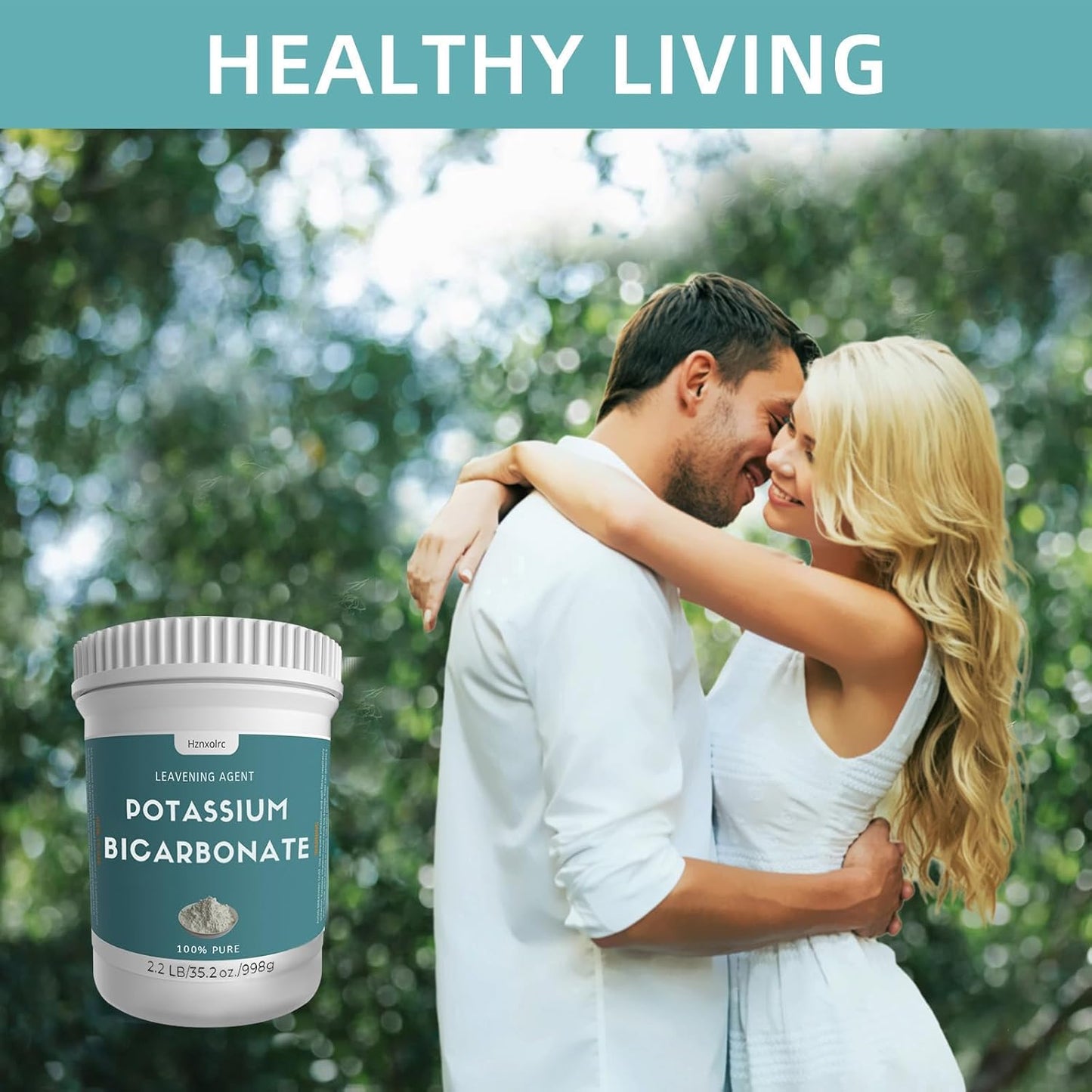 2.2 lb 100% Pure Potassium Bicarbonate Powder for Plants, Wine, Baking