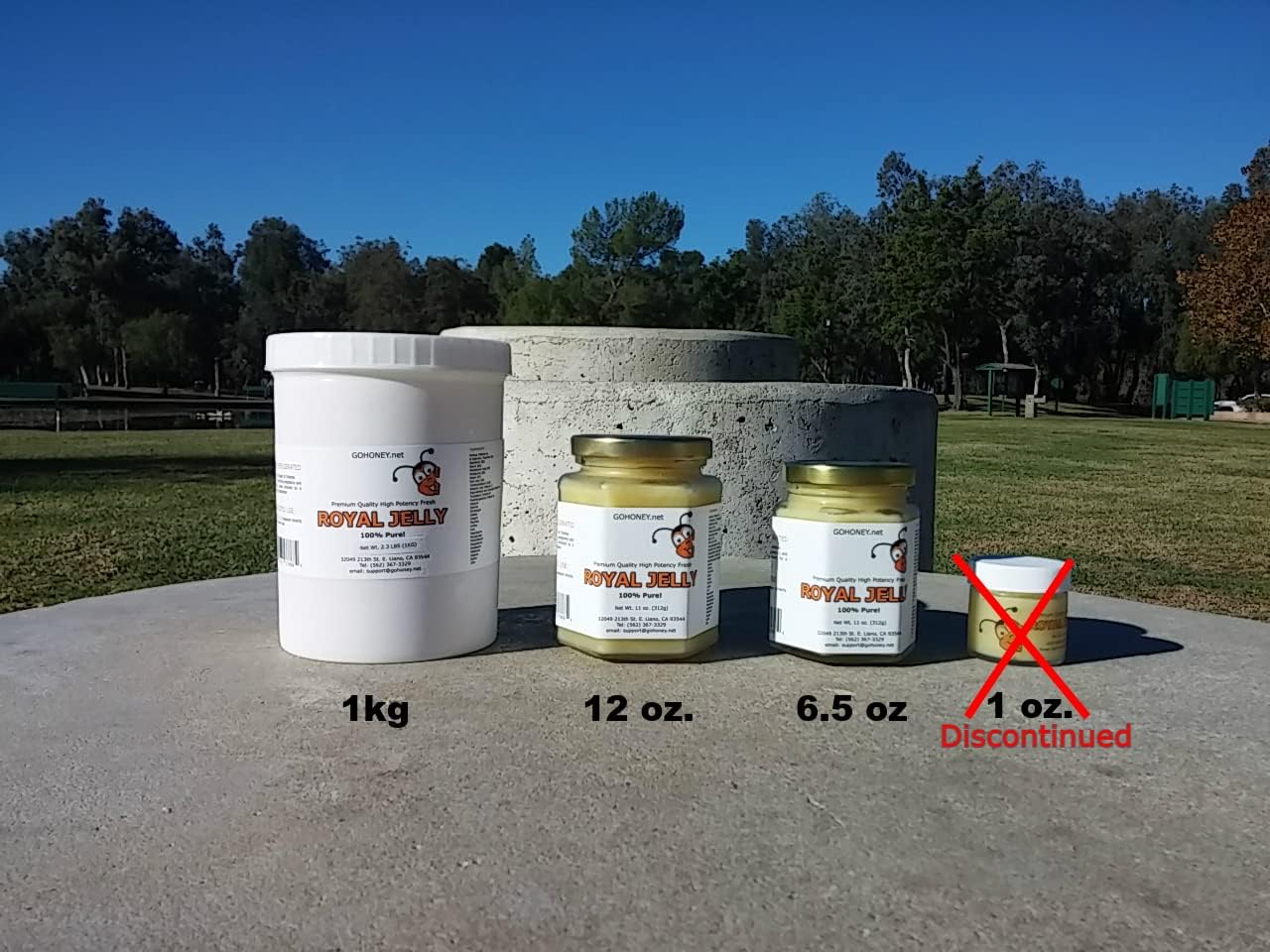 2.2 lbs of High Potency 100% Pure Organic Fresh Royal Jelly - Raw, Unprocessed, Natural Honey