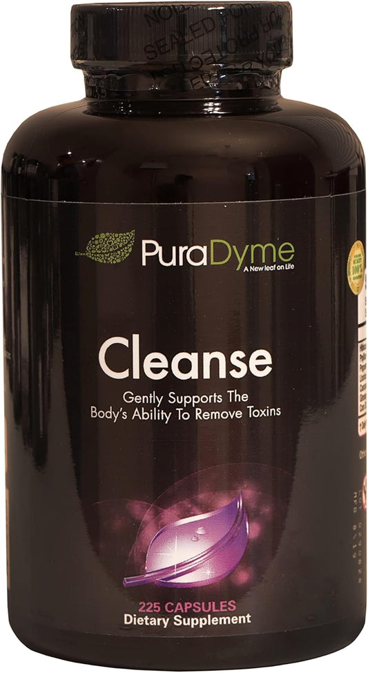 225 Capsules PuraDyme Herbal Colon Cleanse and Detox Dietary Supplement for Gut Health by Lou Corona