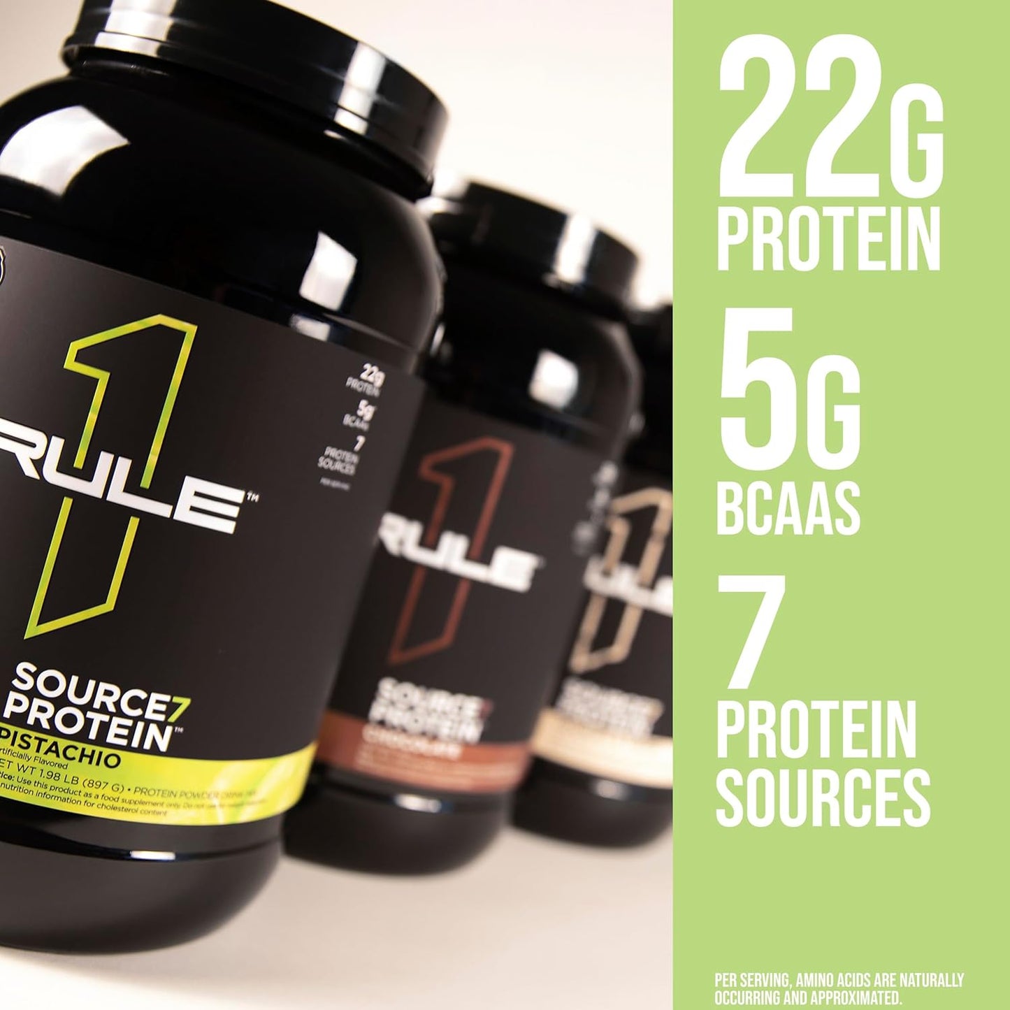 22g Sustained Protein Gelato-Inspired Powder with 10g EAAs - 2 Pounds, Pistachio Gelatio Flavor
