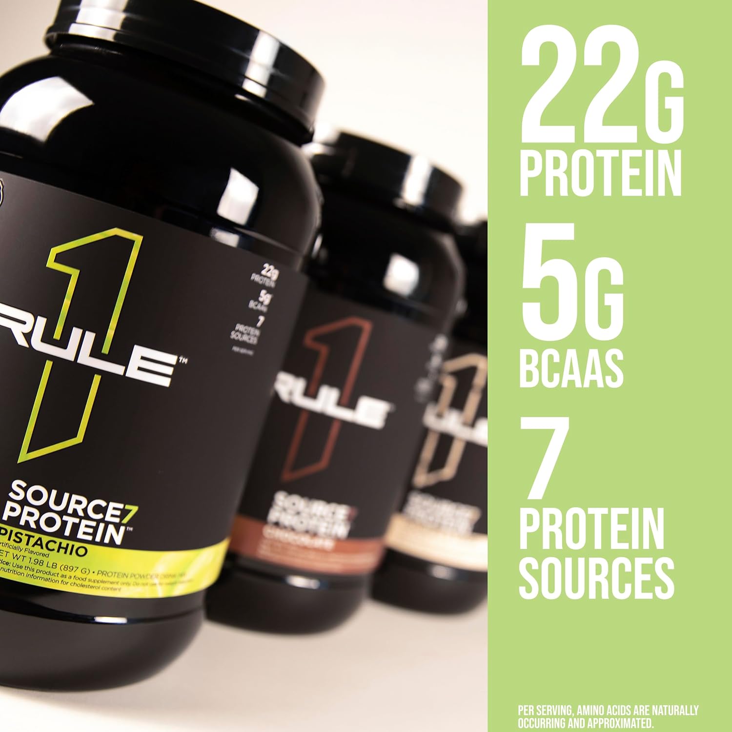 22g Sustained Protein Gelato-Inspired Powder with 10g EAAs - 2 Pounds, Pistachio Gelatio Flavor