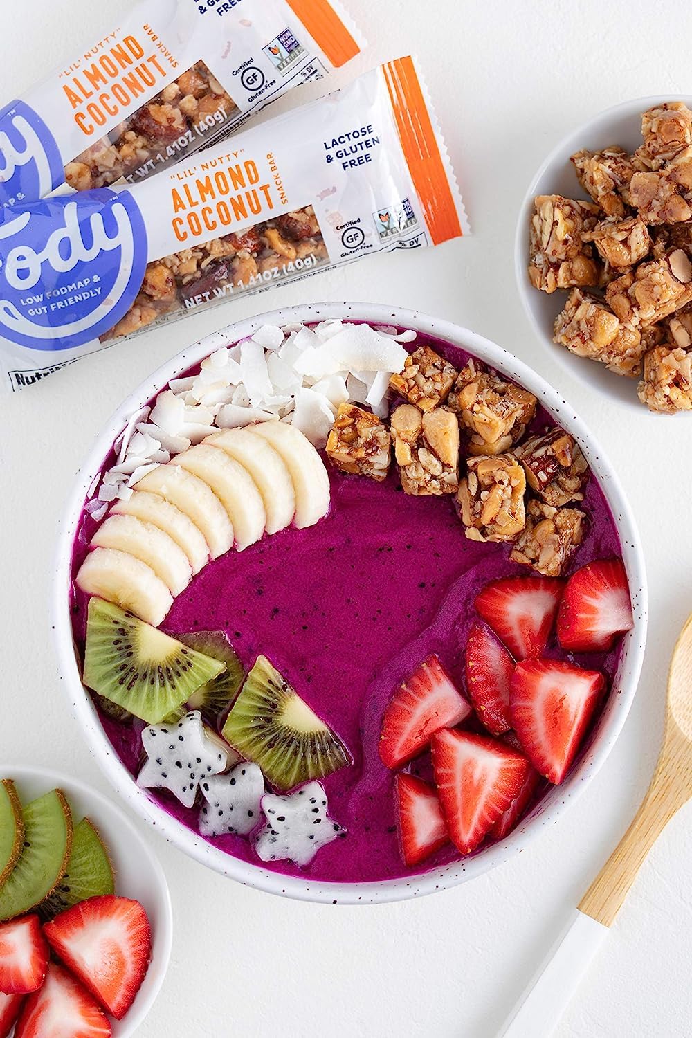 24 Count Fody Foods Vegan Nut Bars Bundle, Dark Chocolate & Almond Coconut Flavor, 6g Protein, Low FODMAP Certified, Gut & IBS Friendly