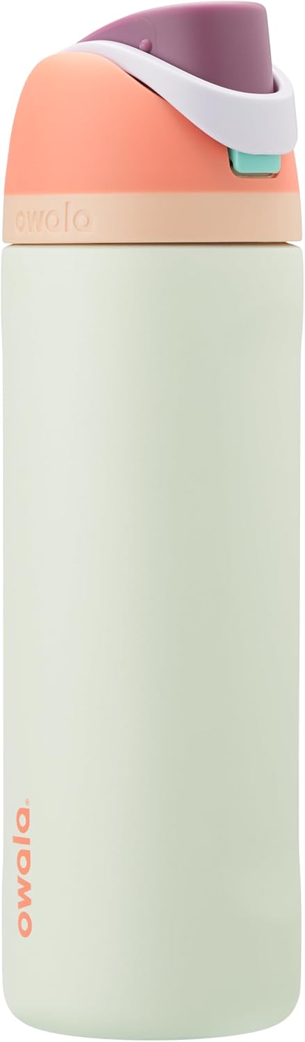 24 oz Owala FreeSip Stainless Steel Water Bottle with Straw - BPA-Free Insulated Sports Bottle for Travel, School, and Sports - Surfs Edge