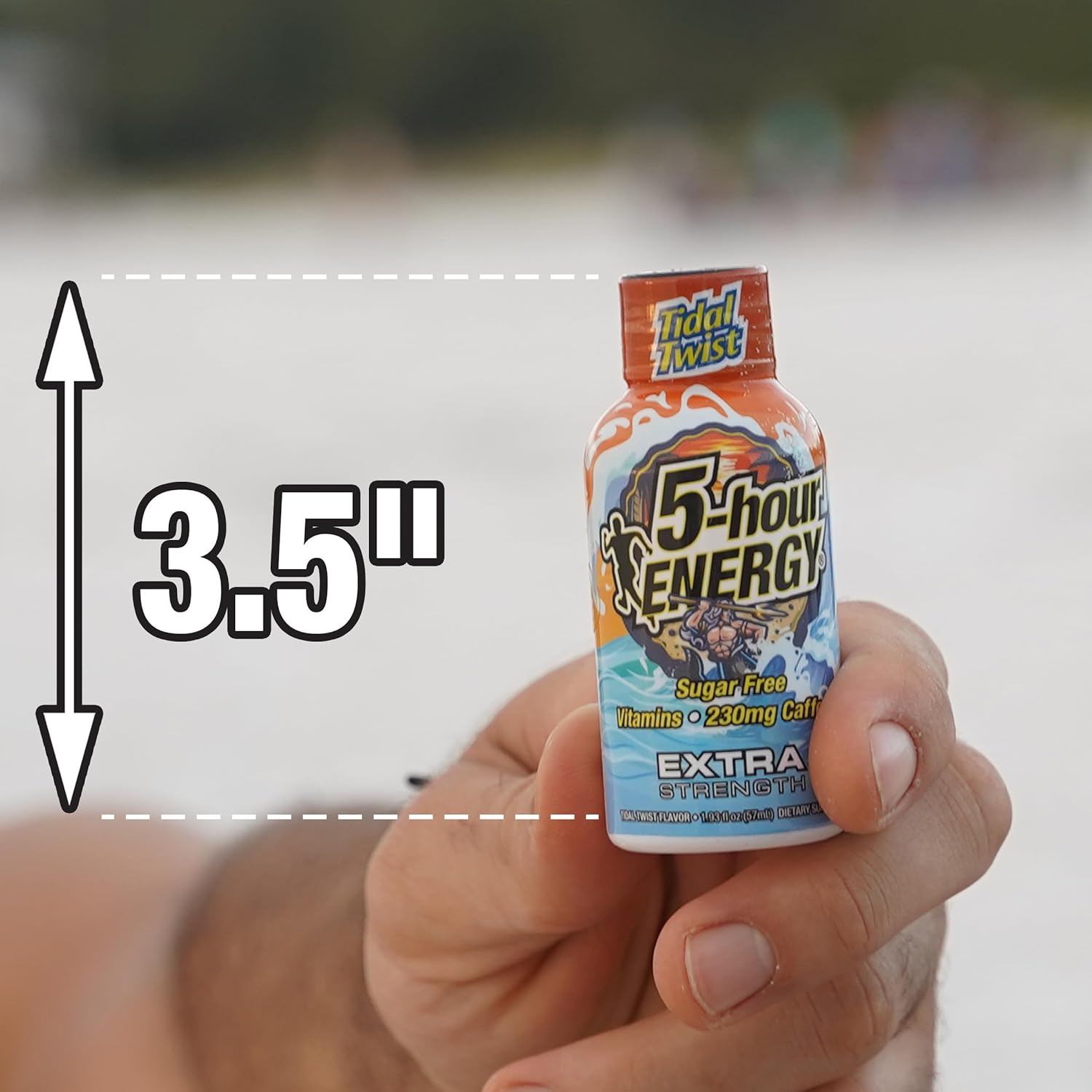 24-Pack 5-Hour Energy Extra Strength Shots in Tidal Twist Flavor, 1.93 fl oz each