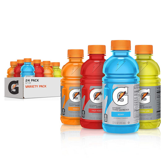 24-Pack Gatorade Classic Thirst Quencher Variety Pack, 12 Fl Oz