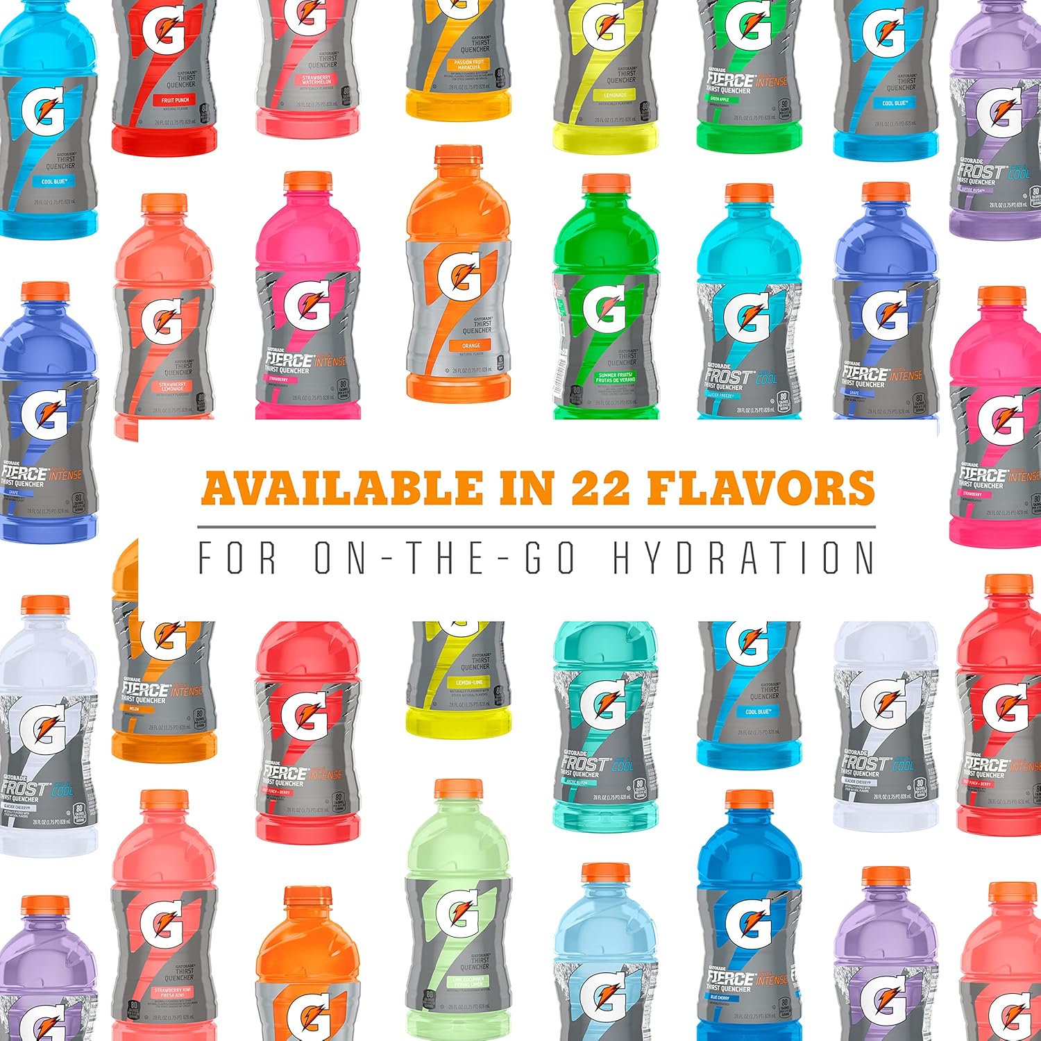 24-Pack Gatorade Classic Thirst Quencher Variety Pack, 12 Fl Oz