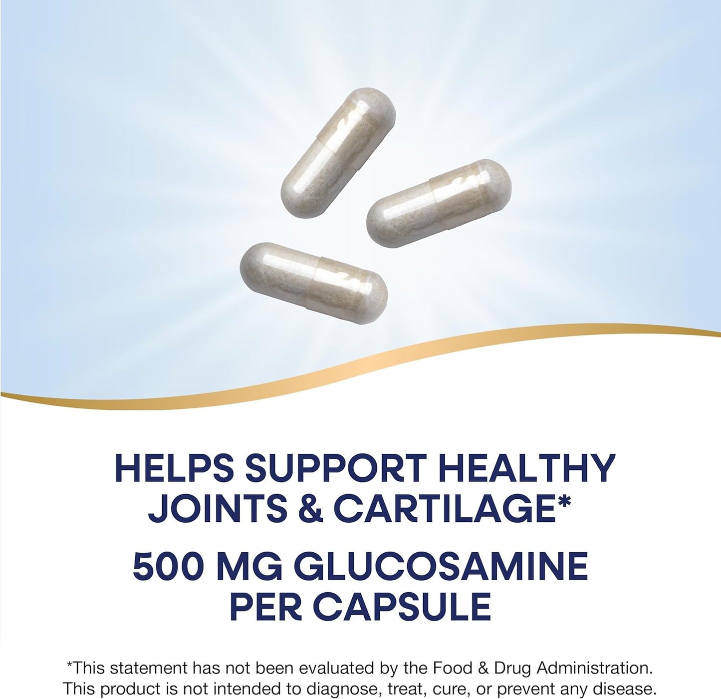 240 Capsules Nature's Way GS-500 Glucosamine Sulfate for Joint Health Support